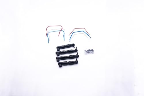 Full SWAY BAR Set (Black) for h 4x4 Slash, Rustler, Stampede, etc...