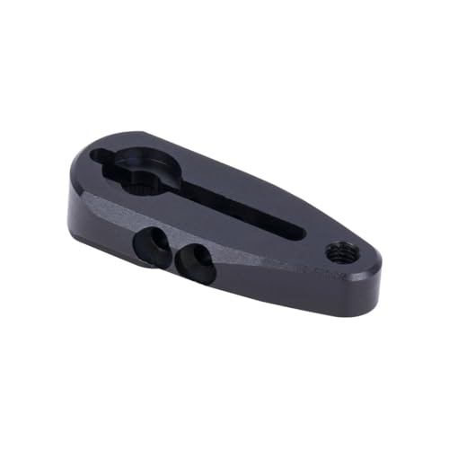 2Pcs 20MM 25T Servo Horn Arm VPS02412 for RC Car/Truck Option Hop-ups Parts (Black)