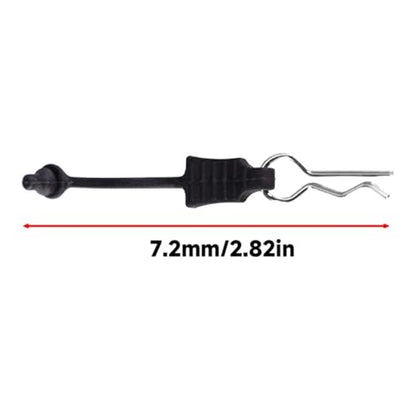 RC Cars Rubber Body Clips with Flexible Rubber Retainer Pull Tabs, Shell Fixed Buckle Lock with Shell Hole Opener Kit for Wltoys Hyper Go HAIBOXING HBX SCY 1/12 1/14 1/16 RC Car (20pcs) - color: 20pcs