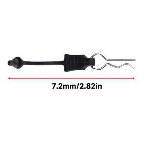 RC Cars Rubber Body Clips with Flexible Rubber Retainer Pull Tabs, Shell Fixed Buckle Lock with Shell Hole Opener Kit for Wltoys Hyper Go HAIBOXING HBX SCY 1/12 1/14 1/16 RC Car (4pcs) - color: 4pcs