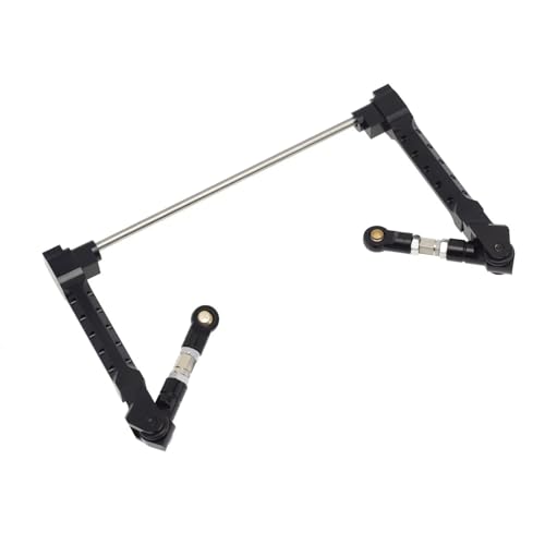 RC Models For Axial For Wraith RR10 Bomber 1/10 RC Car Crawler Upgrade Parts Accessories Metal Rear Anti Sway Bar Swaybar Sway Set(Black) - color: Black