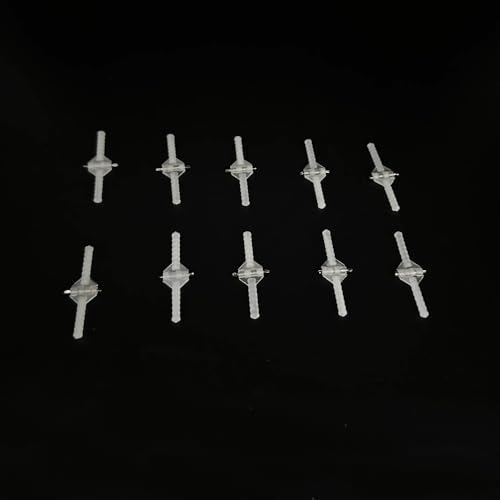 10PCS RC Airplane Plastic Needle Hinge Pin Hinge for RC Plane Helicopter Aircraft DIY Model Plane Fix Wing Parts Foam Model Plane Replacement (2.5x33mm) - style: 2.5x33mm