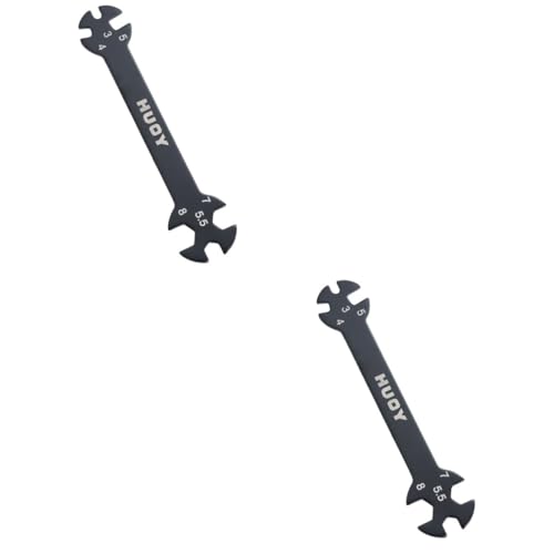 DOITOOL 2pcs Multifunctional Car Rod Wrench Tool Durable Turnbuckle Tool for Easy Repairs and Maintenance of Automotive Accessories