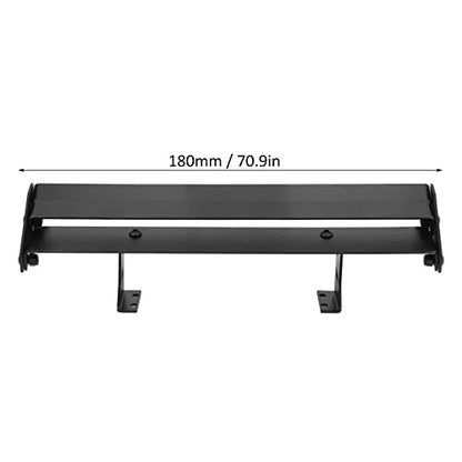 Drfeify RC Car Metal Tail Rear Spoiler Wing Set, Universal Upgrade DIY Parts for 1/10 RC On Road Racing Drift Car