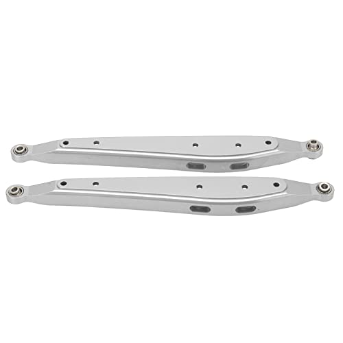 RC Aluminum Rear Trailing Arm,Lightweight Aluminum Rear Trailing Arm Replaceable Parts for Axial RBX10 1/10 Remote Control Car(Silver)