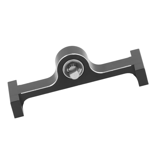 70mm Aluminum Alloy Transfer Box, Durable Gearbox Cover with Steel D-Shaped Shaft, Transmission Gearbox for 1/10 RC Crawler Upgrades Off-Road Racing and Rock Crawling Enthusiasts - color: Black