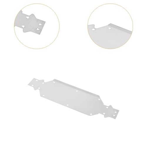 Chassis Plate Stainless Steel Underbody Guard Skid Plate Metal Bolt on Construction Suitable for RC Crawler Car Truck Terrain