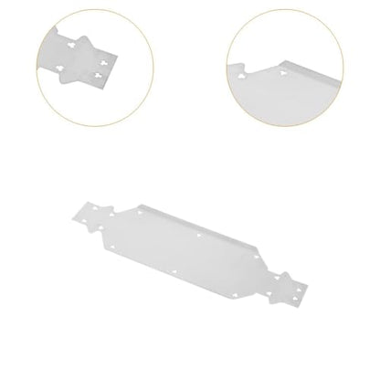 Chassis Plate Stainless Steel Underbody Guard Skid Plate Metal Bolt on Construction Suitable for RC Crawler Car Truck Terrain
