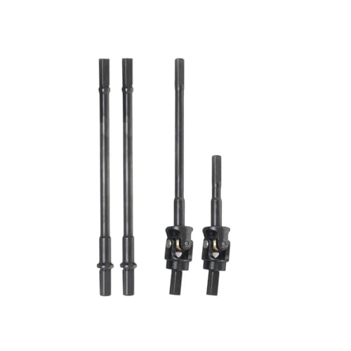 COMODO RC Crawler Drive Shaft 1/10 Scale AR45P Universal Joint Straight Shaft Compatible with III AR45 Portal Axle Models(Front and Rear) - color: Front and Rear