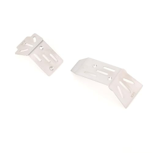 LCX Racing 1/18 RC Crawler Car Stainless Steel Chassis Guard Skid Plate Guard for Arrma 1/18 Truck Granite Grom, Upgrades Parts Accessories