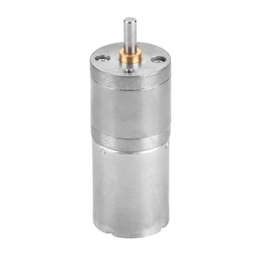12V Mini DC Motor, 300RPM Micro Electric Gear Motor Metal Reversible High Torque Speed Reduction Shaft 25mm for PCB DIY RC Car Robot Model Drive Electric Drill Gear Box(300RPM) - size: 300RPM
