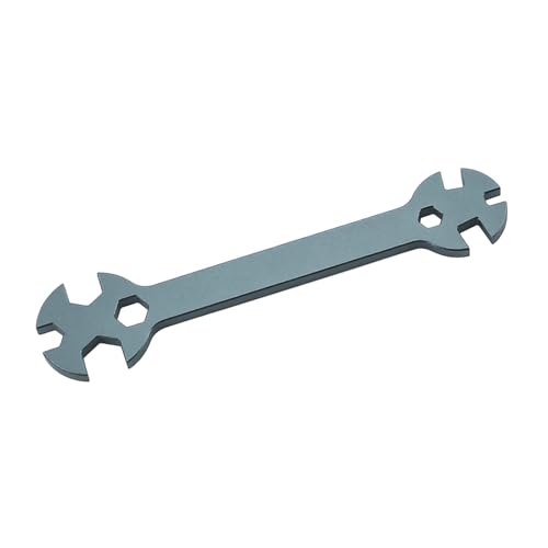 Special Tool Wrench 3/4 / 5/5.5/7 / 8MM Remote Control Car Multifunction Tool Turnbuckle Wrench Suitable for Repair Work Remote Control Car Turnbuckle - color: T Itanium Color