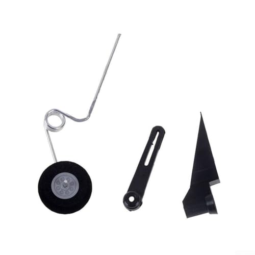 Tail Wheel Bracket Assembly for All Types of Fixed Wing RC Planes, Includes Sponge Wheels