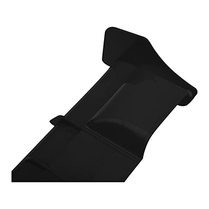 RC Force Rear Spoiler High-Down Force Body Wing Tail Compatible with HPI HSP Redcat 1/8 RC Off Road Short Truck Buggy Car Truck (Black) - color: Black