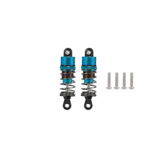 Rc Shocks Oil Filled,2PCS 52mm-120mm Oil Leakproof For 1/10 RC Buggy Truggy On Road Touring Drift Cars Monster Trucks Upgrade Parts (2pcs 55mm blue) - color: 2pcs 55mm blue