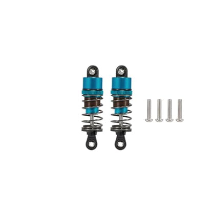 Rc Shocks Oil Filled,2PCS 52mm-120mm Oil Leakproof For 1/10 RC Buggy Truggy On Road Touring Drift Cars Monster Trucks Upgrade Parts (2pcs 55mm blue) - color: 2pcs 55mm blue