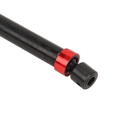 RC Car Drive Shaft Parts, 143 220mm RC Steel Drive Shaft Metal Drive Shafts Front Drive Shaft Set Accessory for Axial SCX10 90046 CC01 1/10 RC Car Crawler (Black)
