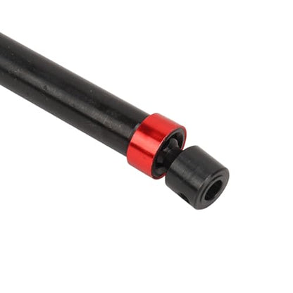 RC Car Drive Shaft Parts, 143 220mm RC Steel Drive Shaft Metal Drive Shafts Front Drive Shaft Set Accessory for Axial SCX10 90046 CC01 1/10 RC Car Crawler (Black)