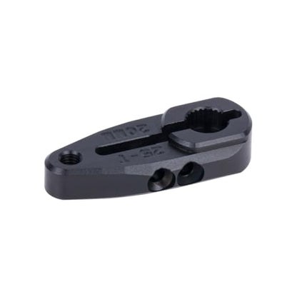 2Pcs 20MM 25T Servo Horn Arm VPS02412 for RC Car/Truck Option Hop-ups Parts (Black)