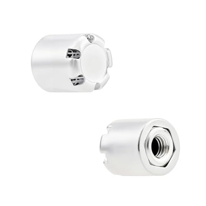 4PCS Aluminum M4 Nut Wheel Rim Center Cap Manual Locking Hubs for 1/10 RC Crawler Car Traxxas TRX4 Axial SCX10 D90 Tamiya MST Redcat