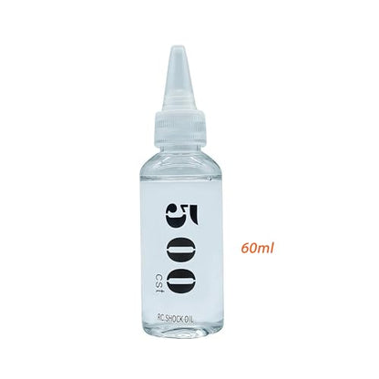 AMK Silicone RC Shock Oil 60ml, 350-2000cSt, for RC Crawler Buggy Monster Truck Short Course (500cSt)