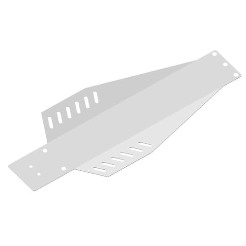 Aluminum Chassis Protector Skid Plate for 1/10 Traxxas Slash 2WD Rustler Bandit Replace Chassis VXL Upgrades