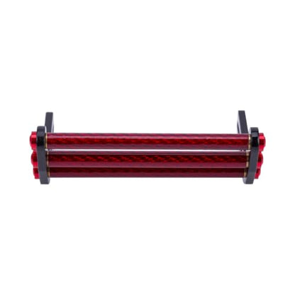 LCG Bumper Carbon Fiber Front Bumper Optimum Approach Angle for 1/10 RC Crawler SCX10 TRX4 Dodge Power Wagon Cab Cliffhanger (Red) - color: Red