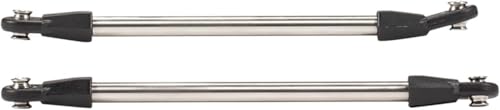 Stainless Steel Chassis Tie Rod 275mm Wheelbase Links Set with M4 Rod Ends for 1/10 RC Crawler 275WB SCX10 D90 TF2 DIY Part