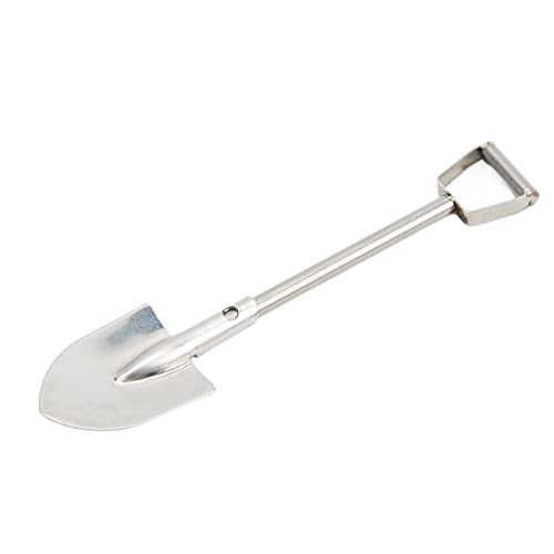 RC Car Metal Shovel Tool, 3.1 x 0.7 Inch Decorative Accessory Compatible with SCX24 1/24 1/18 Scale Remote Control Cars