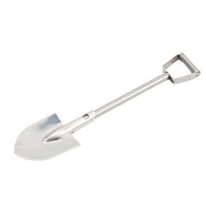 RC Car Metal Shovel Tool, 3.1 x 0.7 Inch Decorative Accessory Compatible with SCX24 1/24 1/18 Scale Remote Control Cars