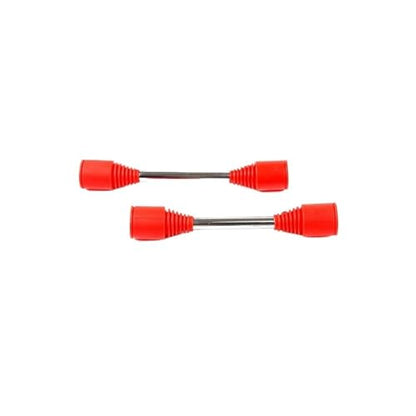 9mm Dogbone Drive Shaft Set Fit for 1/5 Hpi Rovan Km Baja 5b 5t 5sc Rc Car Parts(Red) - color: Red