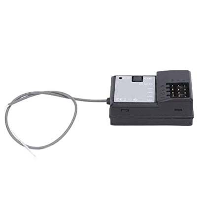 RC Receiver Waterproof 2.4G Frequency 3.3‑6V, Remote Control Car Boat Tank Accessories, Fast Response 2ms with FHSS 67 Channel, High Efficiency Waterproof Technology for RC Vehicle