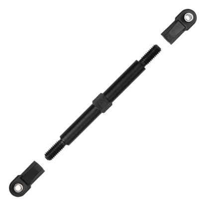 6Pcs Adjustable Aluminum Turnbuckles Camber Links Set for Traxxas Slash 4X4 2WD / Rustler/Stampede/Hoss/Bandit 1/10 RC Short Course Trucks Replacement Upgrade Accessories (Black) - color: Black