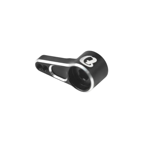 Hobby Details Aluminum Rear Axle Gear Box Skid Link Wheel Upgrade Set for 1/30 Axial SCX30 Jeep Wrangler RC Cars, Black and Gold (Aluminum Servo Arm) - color: Aluminum Servo Arm