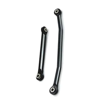 Compatible with FMS for FCX24 1/24 Rc Model Crawler Car Truck for Buggy Upgrade Parts Metal Steering Rods Steering Linkage Tie Link Kit Linkage - color: Black
