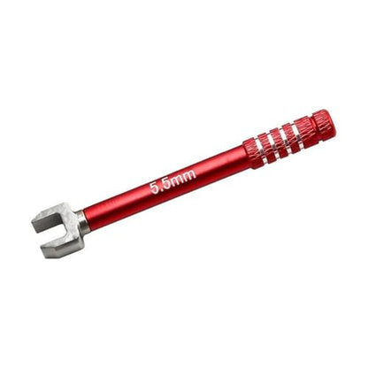 RC Models For D339 Wrench Set Medium Professional RC Carbon Steel Open End Spanner Crawler Car Linkage Tuning Tool Accessory(5.5MM) - color: 5.5mm