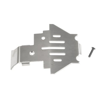 Stainless Steel Chassis Armor Aluminum Axle Protector Skid Plate for TRX-4 1/10 RC Crawler Car Upgrade Parts(Axle Protector)