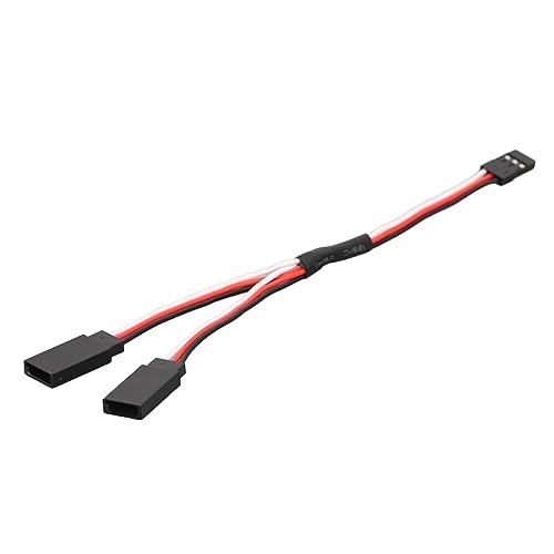 10 Pcs Servo Y Extension Cable for Futaba JR Rc Car Airplanes, 3 Pin Female to Male Wire Connector