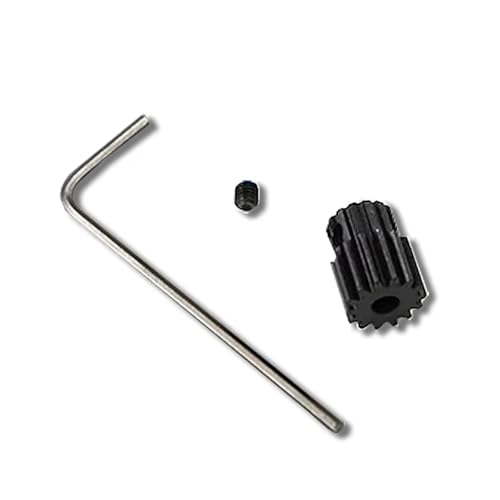 Compatible with MJX 16027 16208 16209 16210 H16 for SCY 16101 16102 16303 16106 RC Car Upgrade Parts Steel 14T Motor Gear Pinion Gear RC Assortment