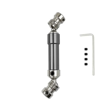 RC Car Transmission Shaft For WLtoys 12428 12423 1/12 Metal Rear Drive Shaft CVD 80mm Dog Bone Transmission Shaft RC Car Short Course For Desert Buggy RC Car Parts(Gray) - color: Gray
