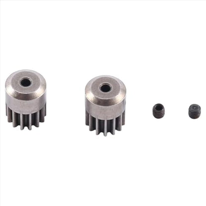 Compatible with MJX for Hyper Go 16207 16208 16209 H16P 1/16 RC Car Spare Parts 2Pcs Motor Gear Pinion Gear 16392 RC Assortment