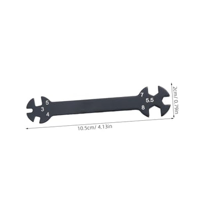 Multifunctional Turnbuckle Wrench Tool for Cars Construction Rod Tool for Easy Use in Garage Workshop Black Finish