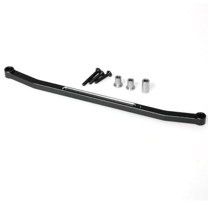 Steering Tie Rod and Drag Link Aluminum for Losi 1/18 Mini LMT 4X4 Brushed Monster Truck，Replacement for LOS211051 Upgrade Parts Fix Link Steering Rod for Losi - LOS01026 1/18 Mini LMT Monster (Black) - color: Black