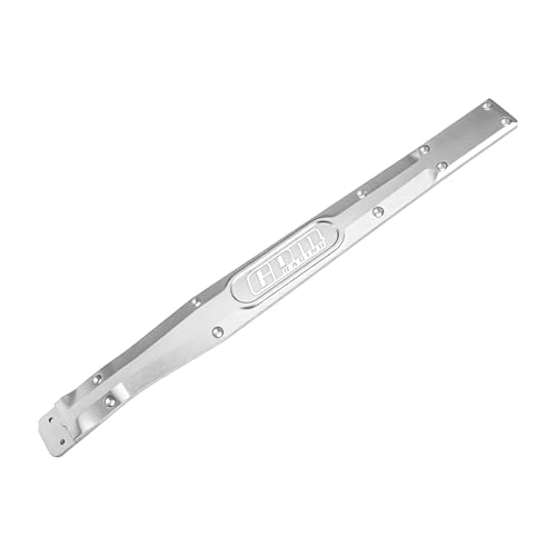 GPM 7075 Alloy Chassis Center Reinforcement Brace, 4.5mm Thick, for ARRMA Mini Kraton 3S 1/16 RC Car Upgrade，Silver - color: Silver