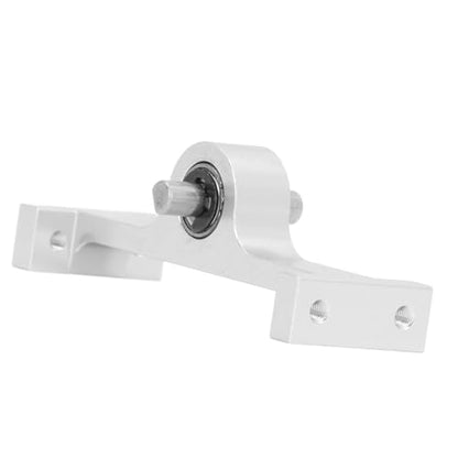 Aluminum Alloy 70mm Transfer Case for 1/10 RC Crawler, Wireless Gearbox with 5mm Steel D Shaped Shaft, Compact Lightweight Transmission for SCX10 III Gen8 Off Road (Silver) - color: Silver