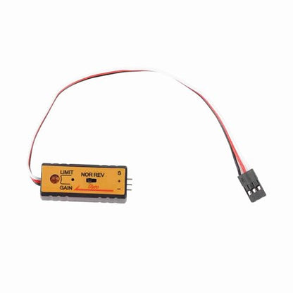 RC Stability Control Gyro High Precision Single Stage Gain Sensitivity Adjustable Gyroscope Stability Controller Module for RC Cars Boats 4 6V Plastic