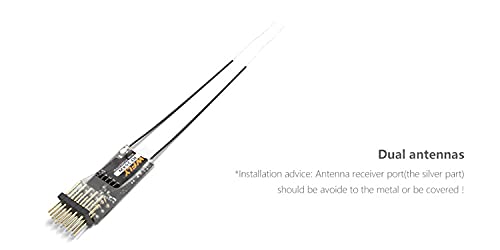 WFLY RC Receiver 2.4GHz Micro 4CH RC Receiver (W.Bus Compatible with S.Bus) USB RF204W