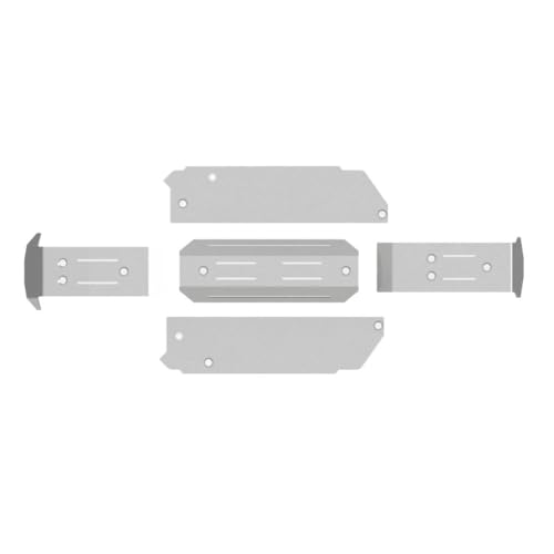 Stainless Steel Skid Plate Guard Chassis Armor Set for Traxxas Mini Maxx XRT 1:16 Rc car