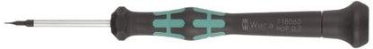 Wera 05118060003 Kraftform Micro 2054 Hexagon Electronics Precision Screwdriver, 0.7mm Head, 40mm Blade Length - size: Hexagon 0.7mm Head, 40mm Blade