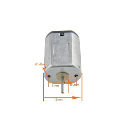 of Small DC Motor DC 3.7V Speed 23500r/min Mini for dc Gear Motor DIY Toy Mini USB Fan Science Experiment Appliance with Shaft 2PCS - size: N20 DC Motor 3.7V 23500RPM 2PCS